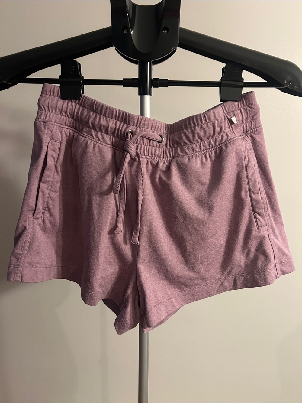 Marika Mauve Drawstring Athletic Shorts